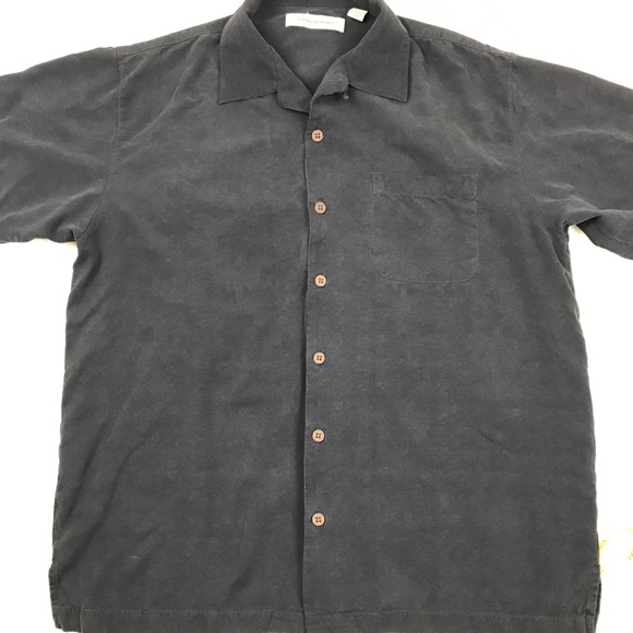 Tommy Bahama palm tree button down shirt - Picture 2 of 8